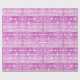 Papel De Presente Horse Hair Tile Stripe Pink