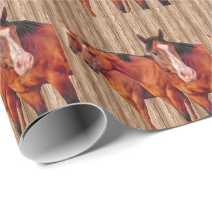 Papel De Presente Horse Lover's Girls Club for CowGirl