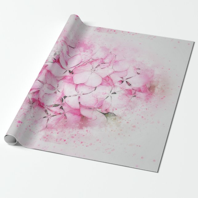 Papel De Presente Hortênsia (Desenrolado)