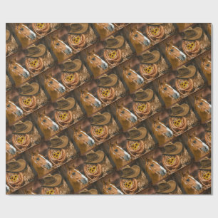 Papel De Presente Horto Ocidental Hat Lasso Sunflower