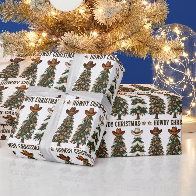 Papel De Presente Howdy Christmas (Feriados)