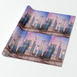 Papel De Presente Hudson Yard Manhattan New York Cityscape