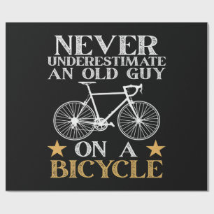 Papel De Presente Humor de Ciclista Divertido de Ciclismo