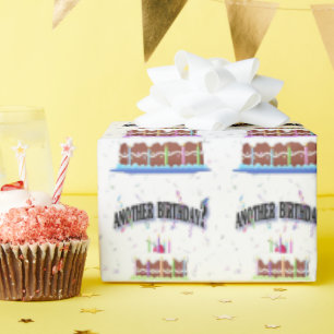 Papel De Presente humor do bolo de aniversário