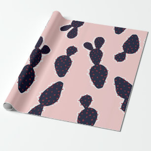 Papel De Presente Humor e tom doces, sem costura, de cacto,