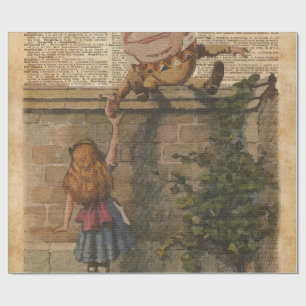 Papel De Presente Humpty Dumpty & ilustração de livro do vintage d