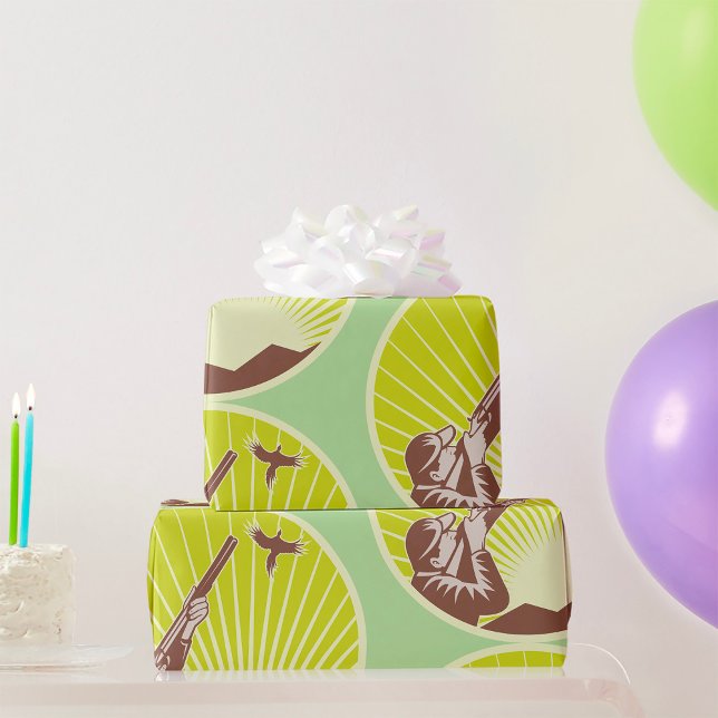 Papel De Presente Hunter Atirando Um Ganso (Criador carregado)