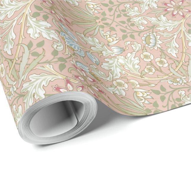 Papel De Presente Hyacinth Pattern William Morris (Ponta do rolo)