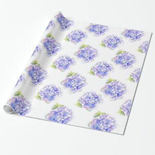Papel De Presente Hydrangea Watercolor
