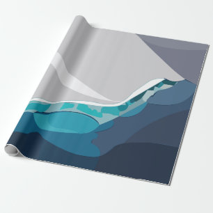 Papel De Presente Iceberg Oceano