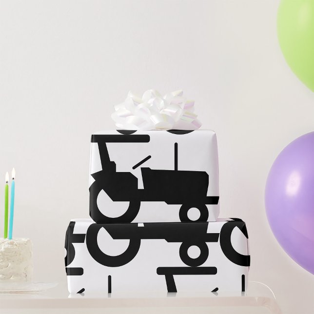 Papel De Presente Ícone de Equipamento de Fazenda de Silhouette do V (Criador carregado)