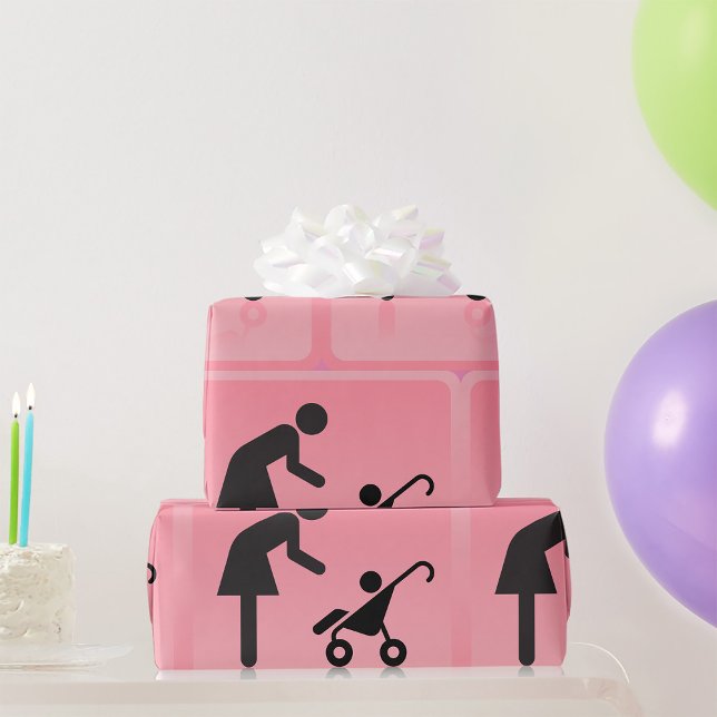 Papel De Presente Ícone Mãe E Filho (Criador carregado)