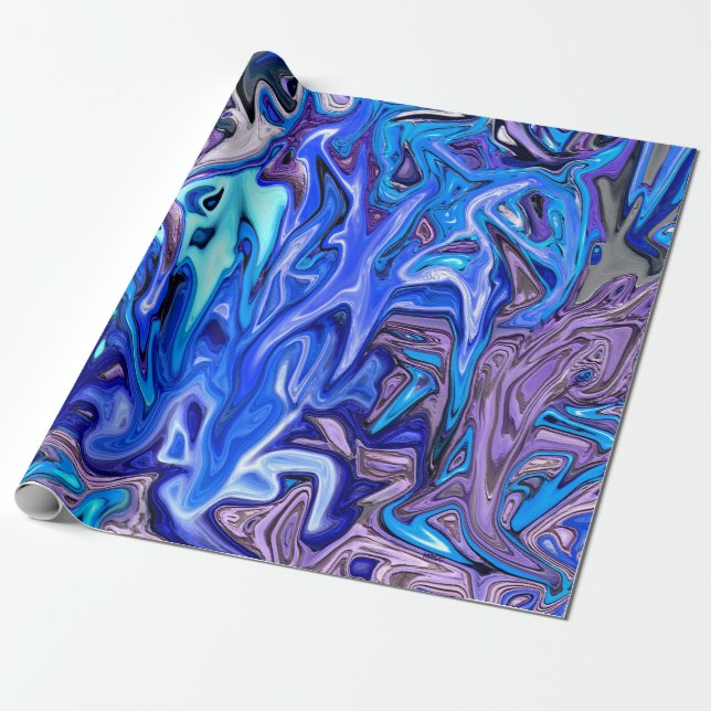 Papel De Presente Icy Lake.... (Desenrolado)
