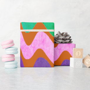 Papel De Presente Ideal para doação de laranja vibrante