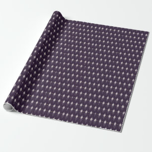 Papel De Presente Ikat Chandelier Pattern: Vintage Textile Design