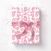Ikat de leopardo em rosa