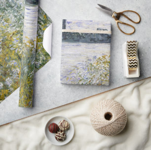 Papel De Presente Ilha Flor perto de Vétheuil, Claude Monet