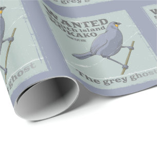 Papel De Presente Ilha Sul Procurada Kokako