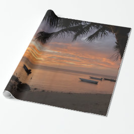 Papel De Presente Ilha Sunset