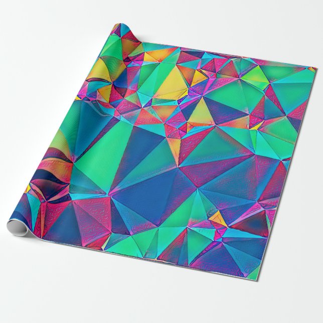 Papel De Presente ilustração 3D. Fundo abstrato moderno. Cor (Desenrolado)