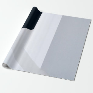 Papel De Presente Ilustração branca, preta e cinza