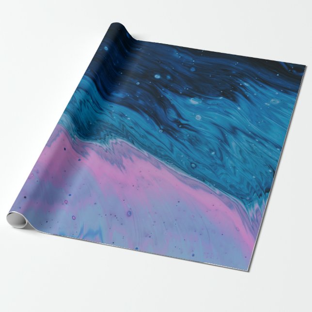 Papel De Presente Ilustração da massa de água (Desenrolado)