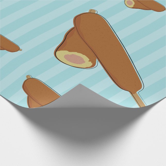 Papel De Presente Ilustração de Cachorro de Milho (Ponta)