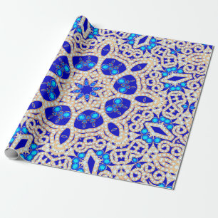 Papel De Presente Ilustração do fundo de colheita com precioso