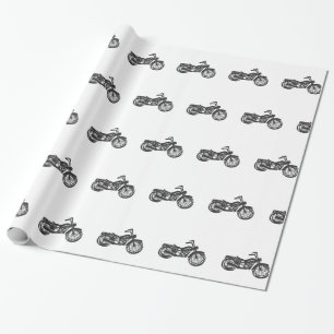 Papel De Presente Ilustração retrorreflectora de motociclo - Escolhe
