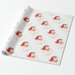 Papel De Presente Ilustração Vintage Santa Claus<br><div class="desc">santa claus christmas antigo, trabalho de arte desenhada arte de neve, desenho de sorriso de presente, dentre pai e mostarda fofinha, época retrógrada que é divertida, xmas vermelha barba feliz, homem de celebração de cartão de inverno, ilustração de desenho branco de cabeça, rosto de feriado, natal santa claus velho, ...</div>