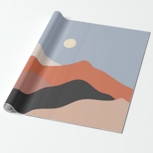 Papel De Presente Ilustrações de meio século paisagístico,lan mi