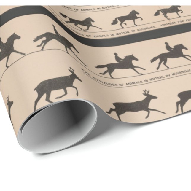 Papel De Presente Imagem de animação animal antiga de Zoetrope (Criador carregado)