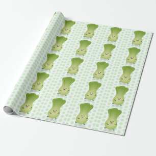 Papel De Presente Imagem de desenho animado bonito de "baby bok choy