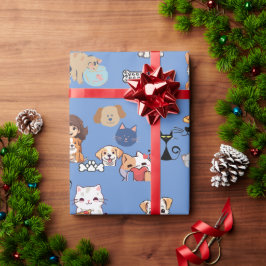 Papel De Presente impressão animal