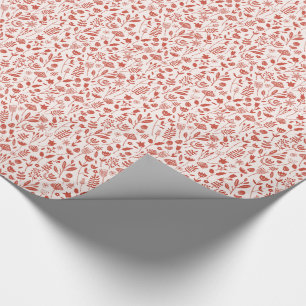 Papel De Presente Impressão botânico popular