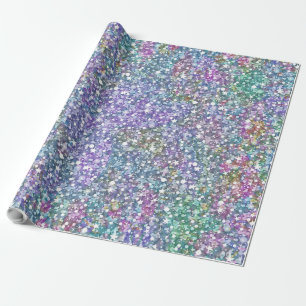Papel De Presente Impressão de Coloração da Glitter