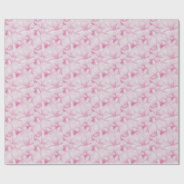 Papel De Presente Impressão de flores cor-de-rosa vintage