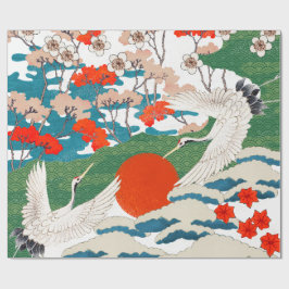 PAPEL DE PRESENTE IMPRESSÃO DE GROU JAPONÊS