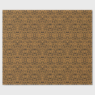Papel De Presente Impressão de leopardo