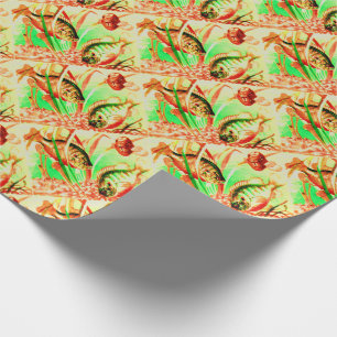 Papel De Presente impressão de peixe-sol água fresca
