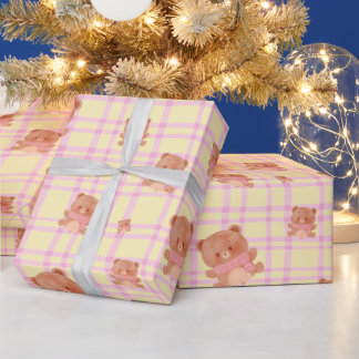 Papel De Presente Impressão de Teddi fofa 