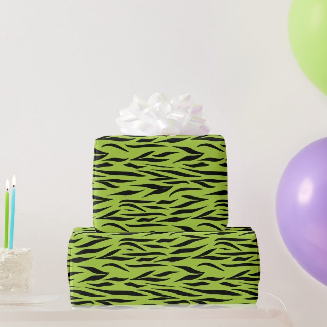 Papel De Presente Impressão de Tiger para o aniversário Surpreende V (Presentes para festas)