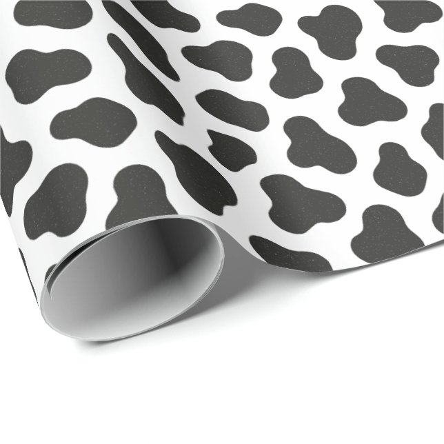 Papel De Presente Impressão de Vaca (Ponta do rolo)
