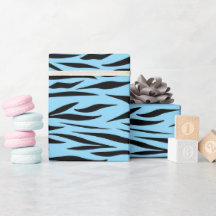 Impressão do Tigre para Dia de os pais Azul Claro 