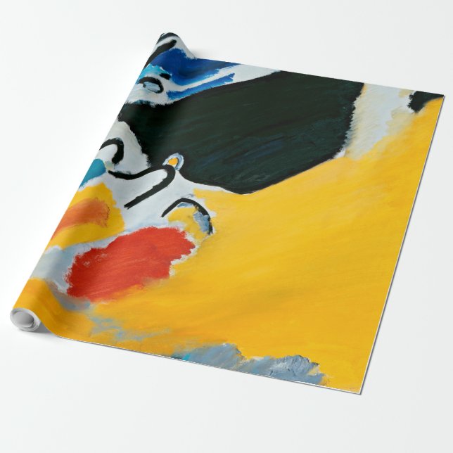 Papel De Presente Impressão III Concerto Pintura Abstrata de Kandins (Desenrolado)