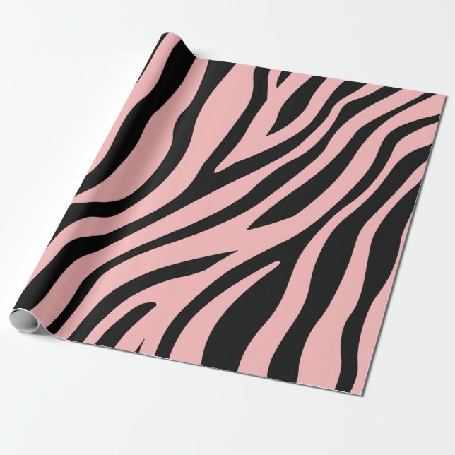 Papel De Presente Impressão Zebra (Desenrolado)