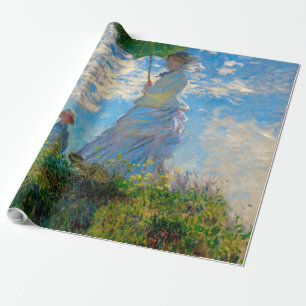 Papel De Presente Impressionismo de Monet Woman