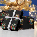 Papel De Presente In My Merry Era Christmas Xmas Holiday FamilyIn My<br><div class="desc">Na minha Feliz Era Natal Família Natal</div>