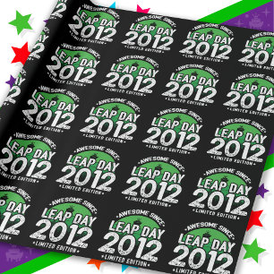 Papel De Presente Incrível Desde 2012 Dia do Ano Leap Fev 29 Anivers