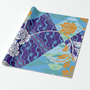 Papel De Presente Indonesian batik motifs with very distinctive plan